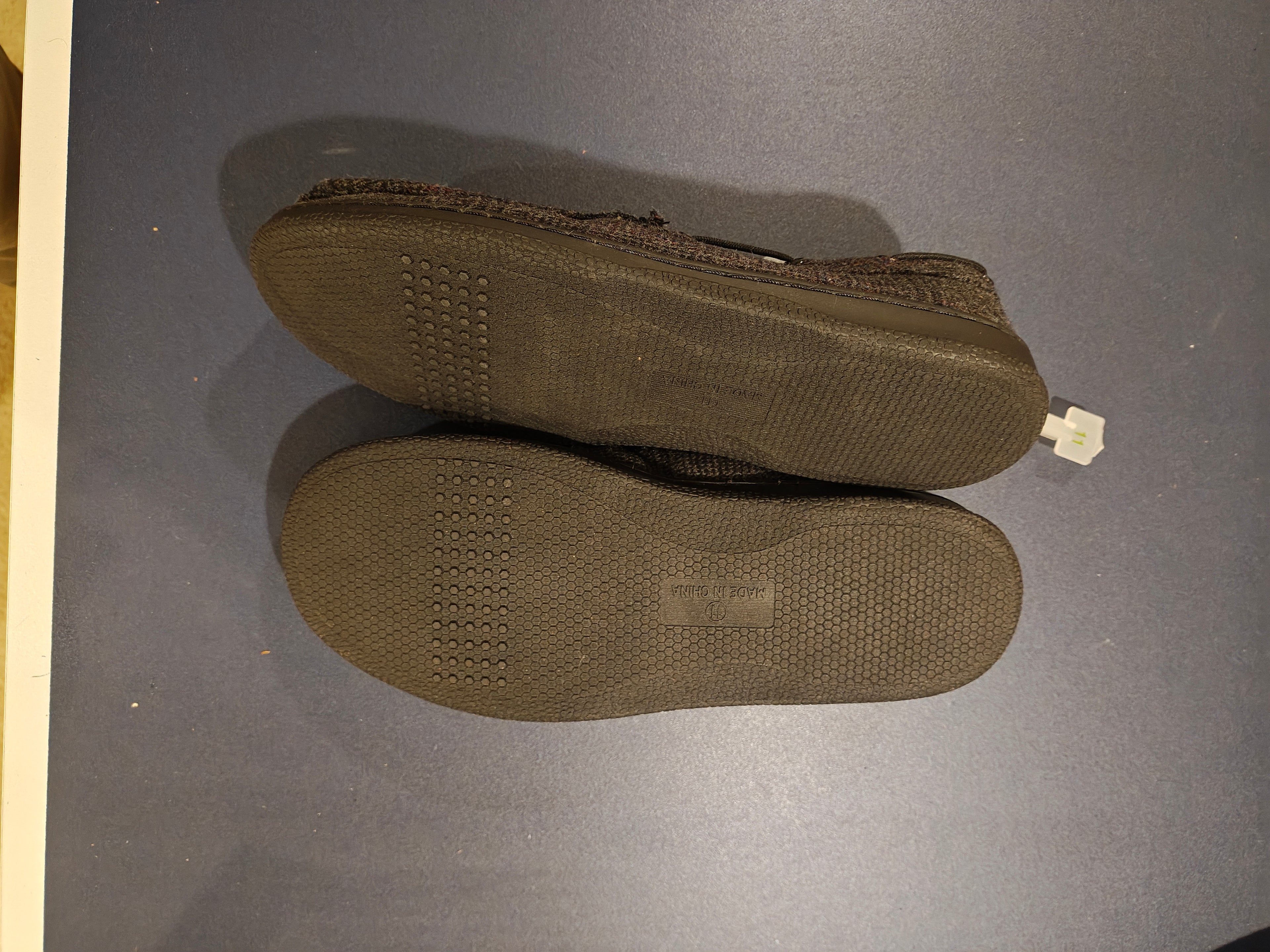 Goodfellow & Co Men's Tanner Moccasin Gray Faux Leather Slippers - Size 11