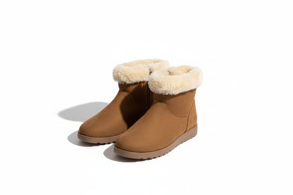 Girl's Mila Shearling Style Winter Boots Cognac