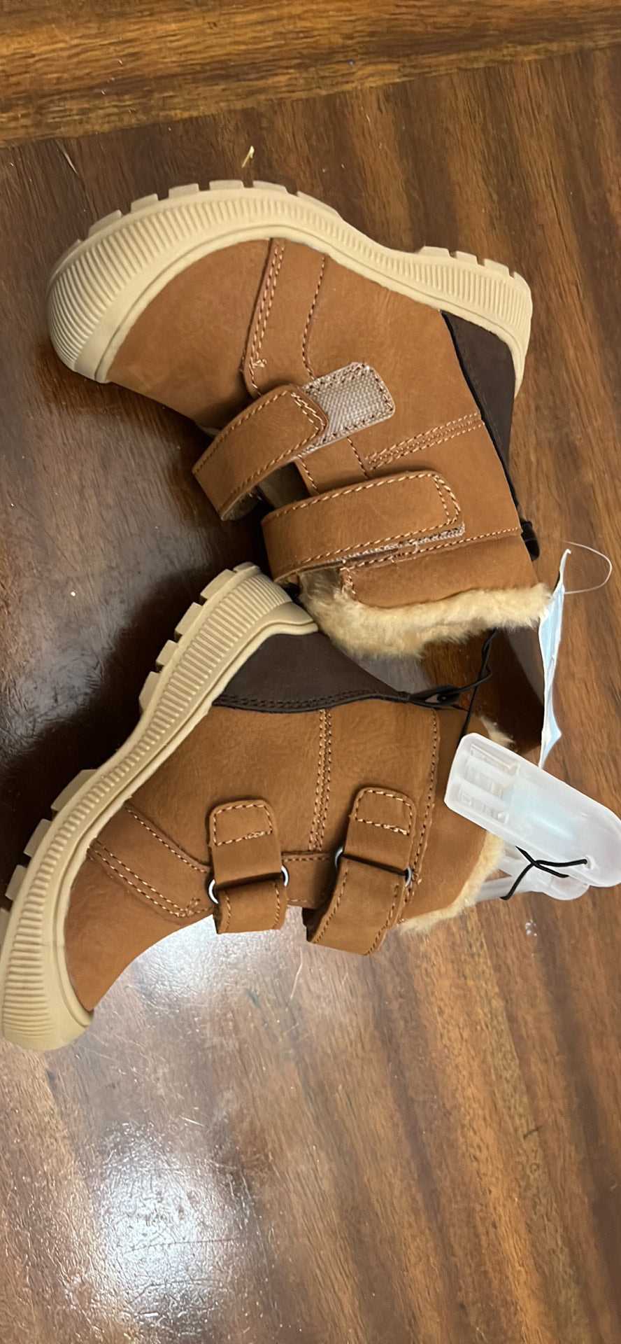 Toddler Eli Winter Boots Cognac - Cat & Jack Size 5