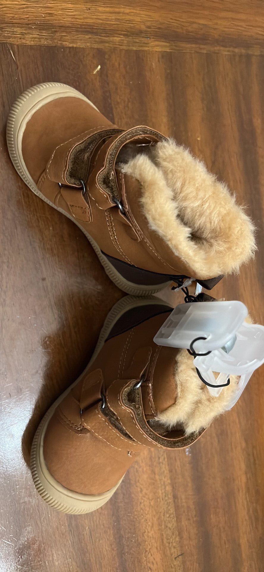 Toddler Eli Winter Boots Cognac - Cat & Jack Size 5