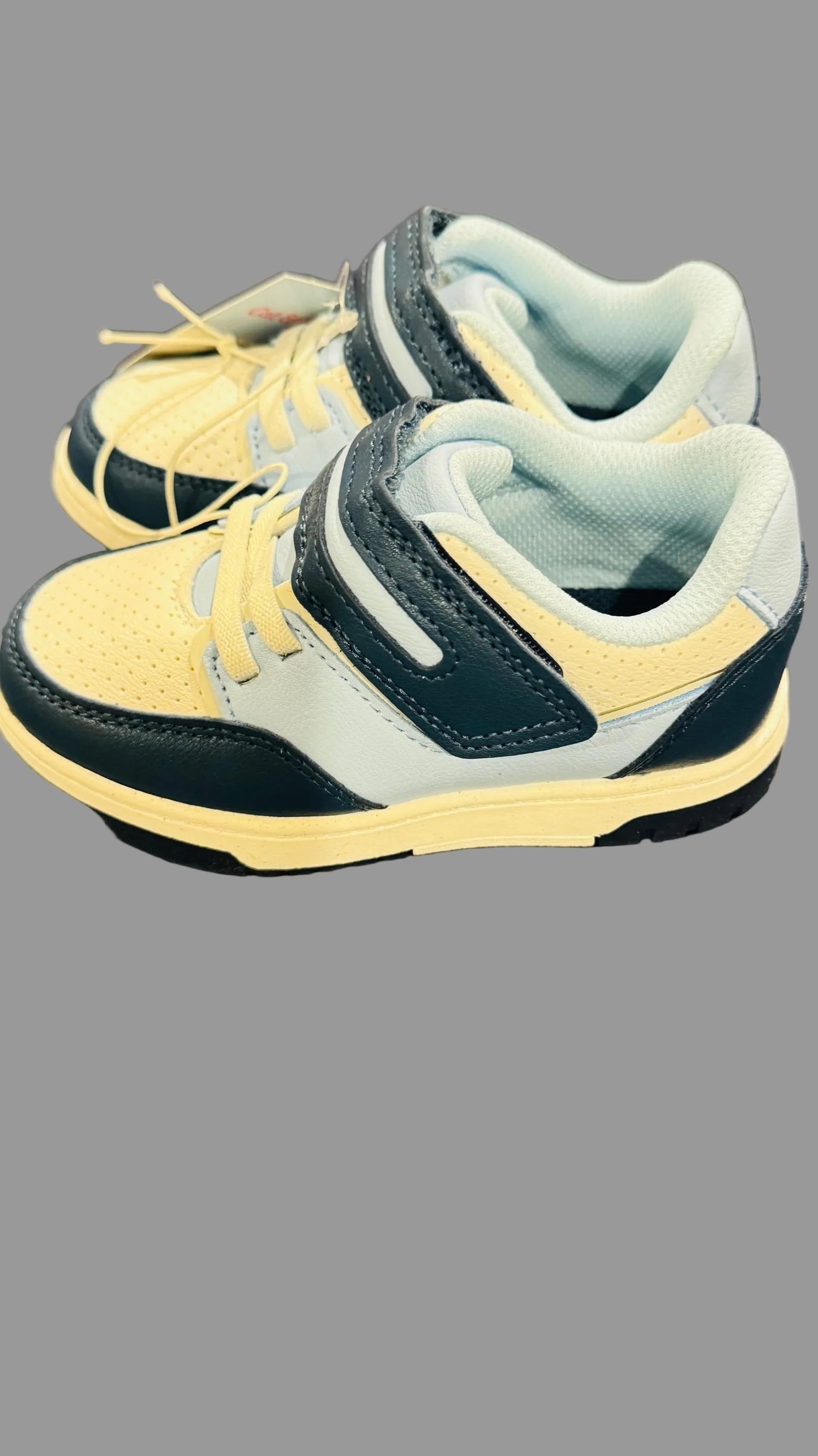 Cat & Jack Toddler Hudson Sneakers Blue White Hook and Loop