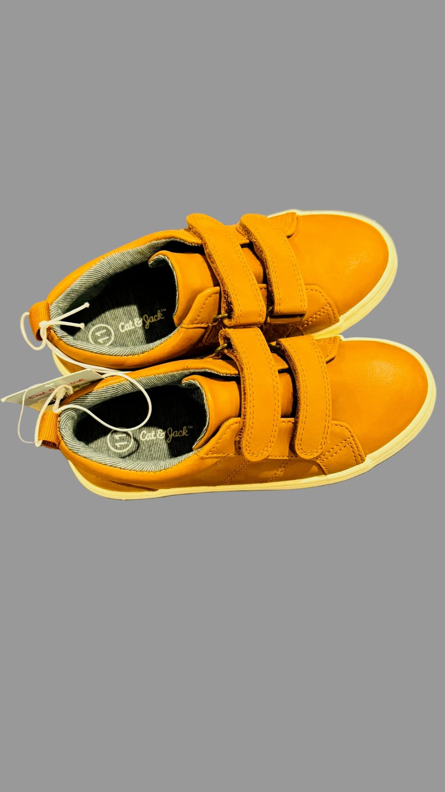 Cat & Jack Toddler Boys Dino Hook & Loop Sneakers Brown