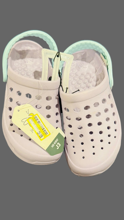 Joybees Kids' Dylan Slip-On Clogs - Sky Blue/Lilac Purple-CHOOSE SIZE