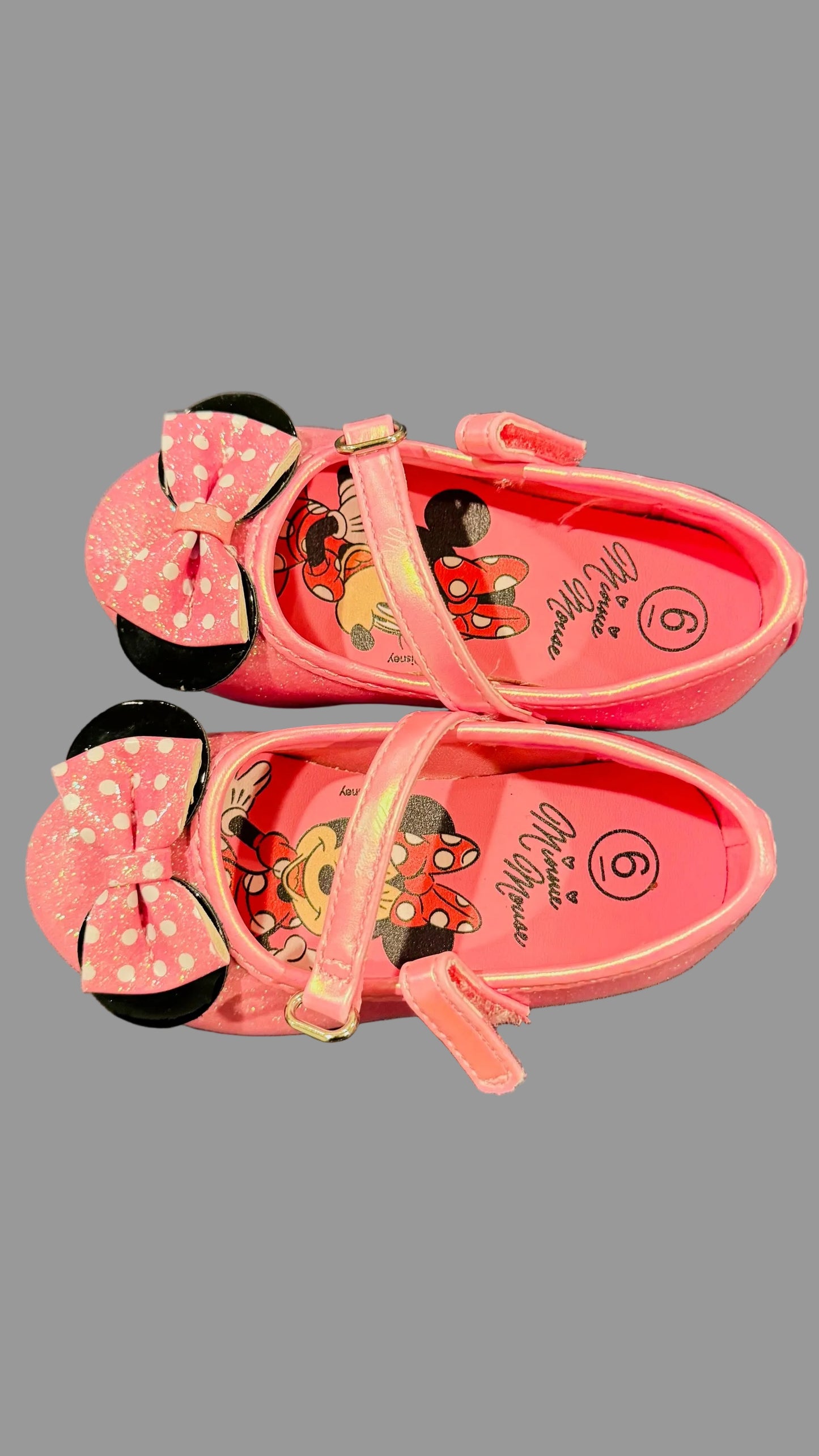 Toddler Girls' Disney Minnie Mouse Ballet Flats - Pink 6