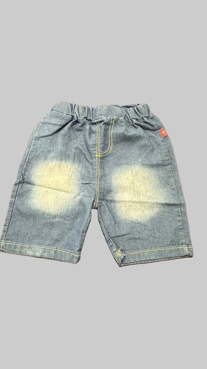 Toddler Boys Summer Outfit Button Short Sleeve Shirt Tops+Shorts Clothes Set