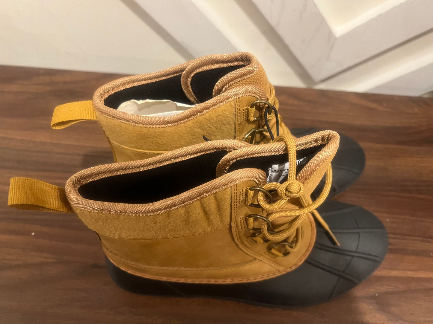 Women's Tiffy Duck Winter Boots -Tan/Black - 10