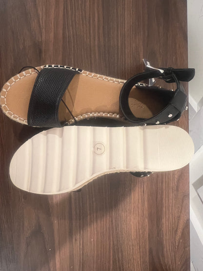 Women's Jean Espadrille 2.5" Wedge Heel - size 7