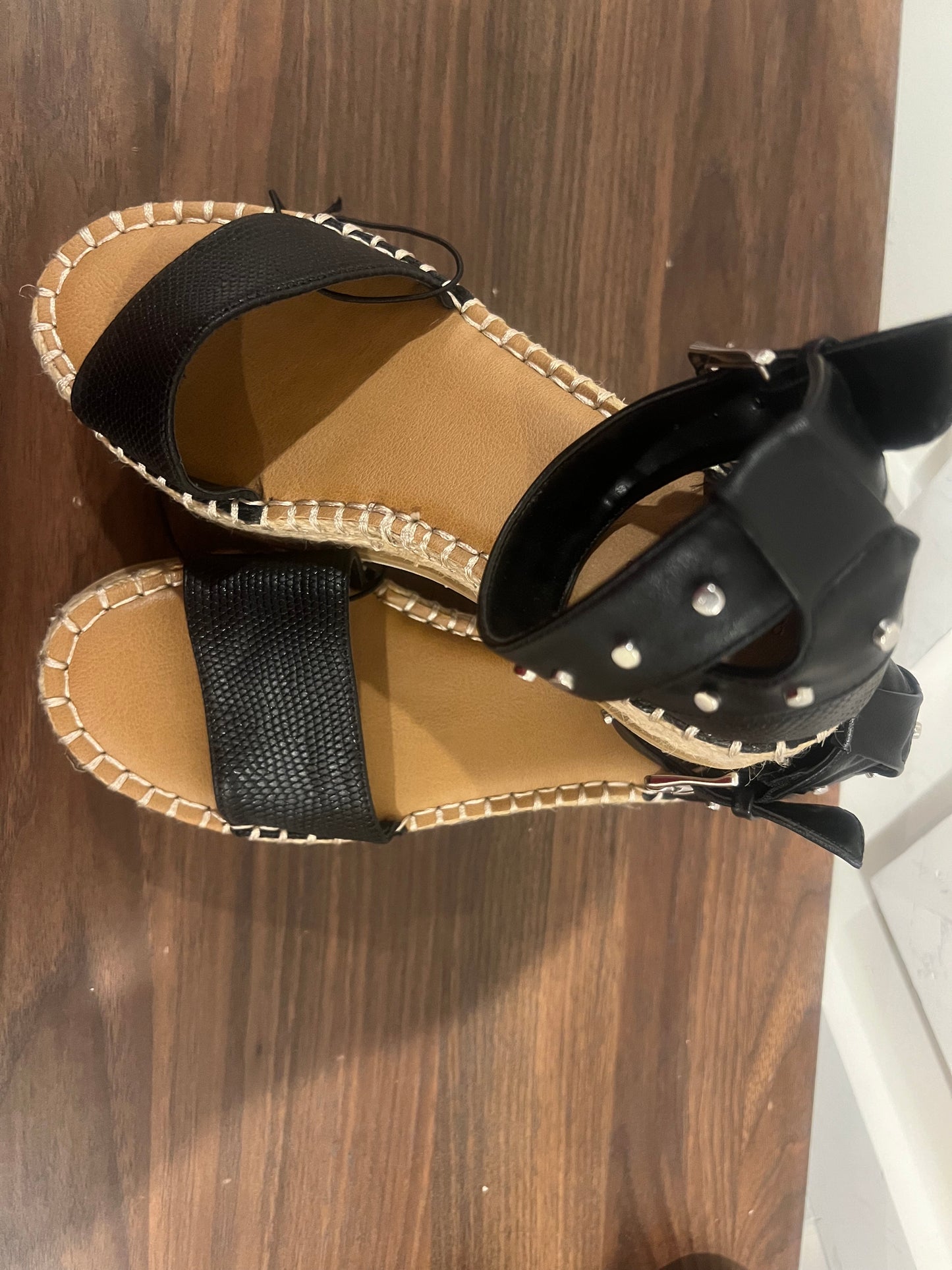 Women's Jean Espadrille 2.5" Wedge Heel - size 7