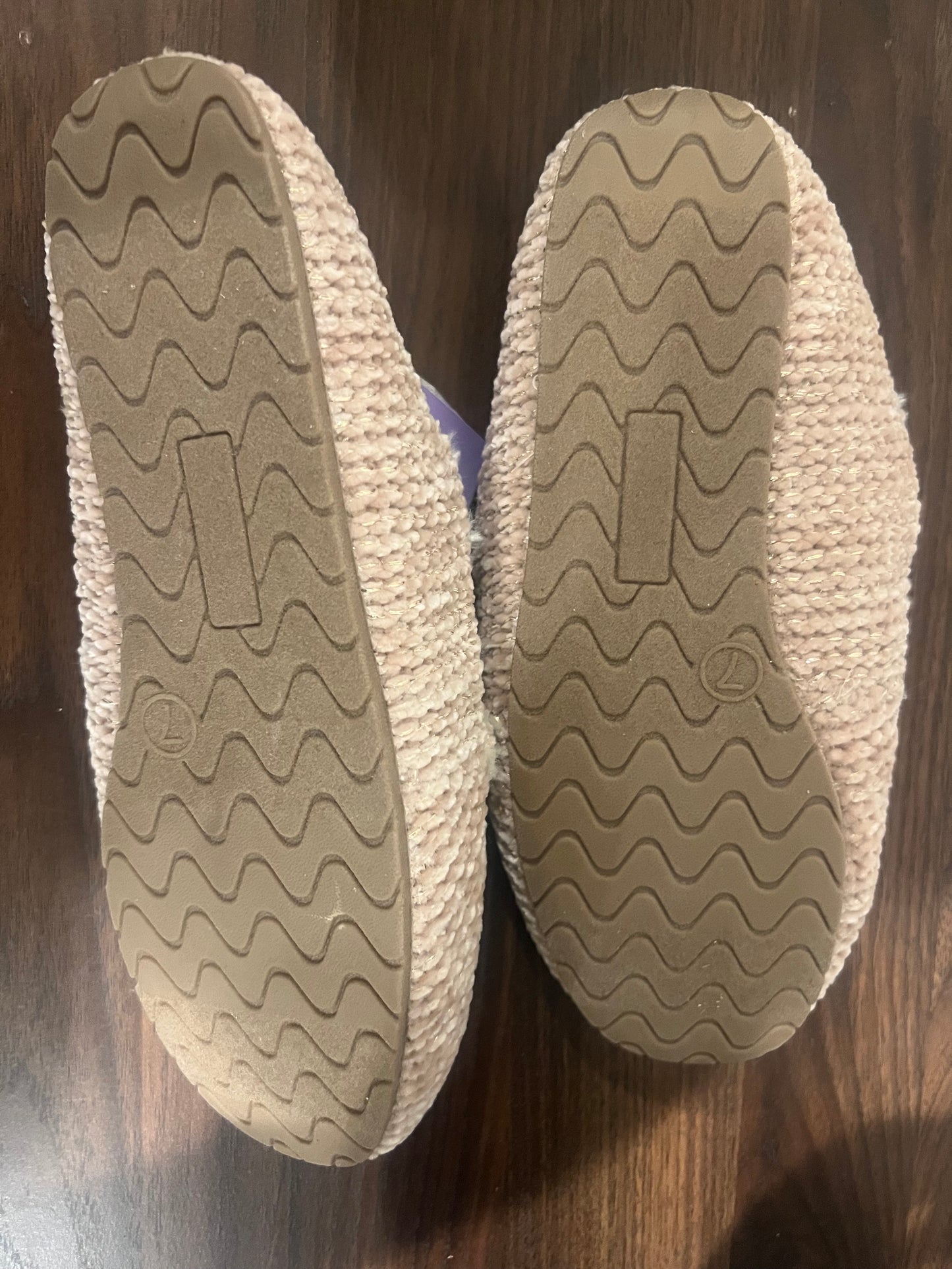 Stars Above Women's Pink/Kora Suede Faux Fur Lining Moccasin Slip-On Slippers -7