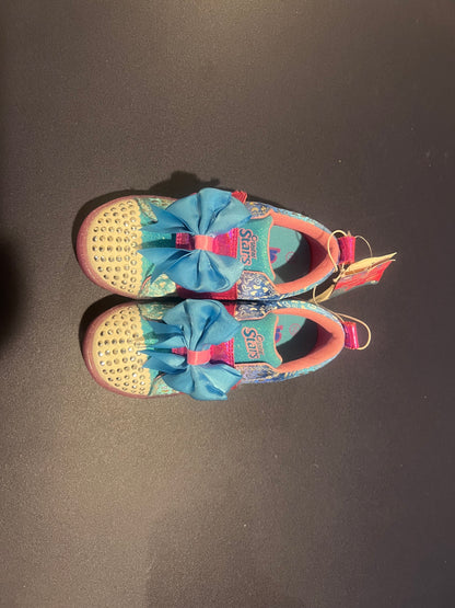 S Sport By Skechers Toddler Girls Brielle Crystal Stars Light up Sneakers - Size 10