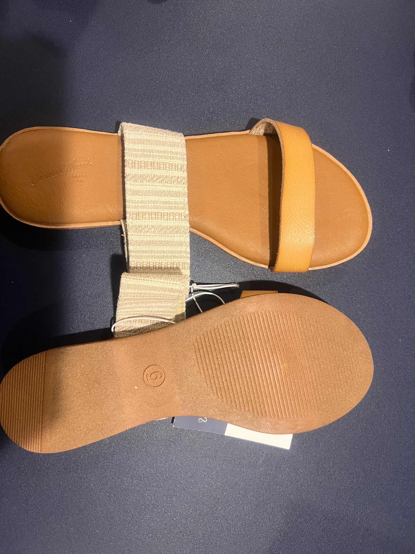 Universal Thread Women's Torri Two Band Slide Sandals - Size 6