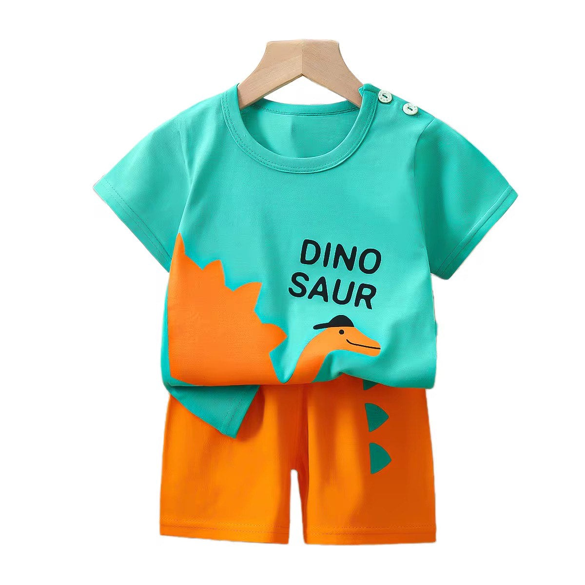 Toddlers' Summer Casual Outfit 2PCS Short Sleeve with Pants Clothing set - Sizes 36M