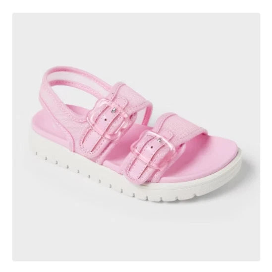 Toddler Riley Mesh Footbed Sandals Pink - Cat & Jack - CHOOSE SIZE ...